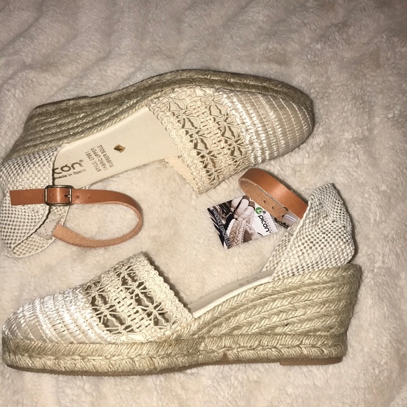 Picon espadrilles sandals ivory white 9.5 41 new - Picture 2 of 8